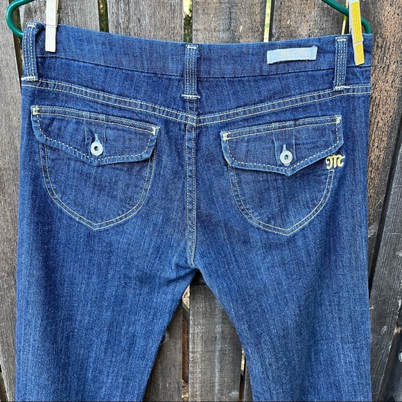 Miss Me Geneva JP4480 Flare Leg Flap Back Pocket Jeans Sz 29 - Picture 4 of 16